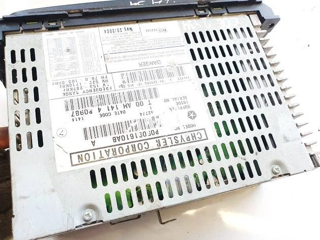 Chrysler Voyager 2004 Autoradio p05091610ab, Genuine #1595511-48 - Bild 2 von 4