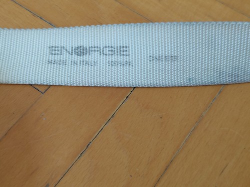 Vintage Energie Canvas belt with metal buckle made in Italy - Picture 4 of 4
