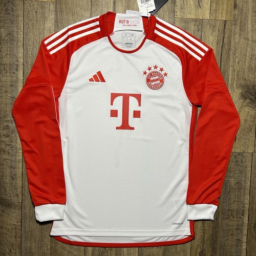 Adidas FC Bayern München 2024 Langarm Heim Fußball Trikot Herren Small Neu mit Etikett $150 - Bild 4 von 10
