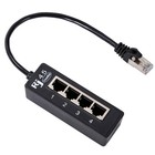 4 in 1 RJ45 LAN Connector Ethernet Splitter Cable 1 Male to 4 LAN Port for9806