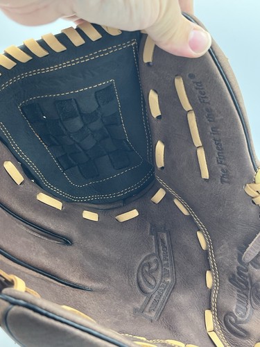 Rawlings ZERO SHOCK RBG36BC 12.5" Brown Leather *LHT* Baseball Glove Mitt - Bild 5 von 8