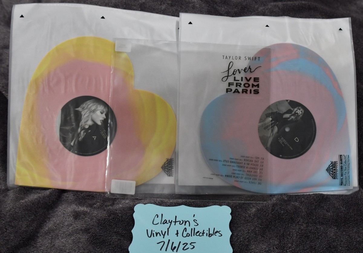 Taylor Lover Live From Paris ハート型レコード Taylor Swift Lover (Live From Paris) Heart Shaped Vinyl
