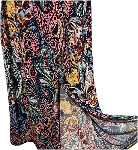 MSK Dress S Darling Paisley Print Stretch Knit Maxi Sundress Women’s Size Small - Picture 5 of 5