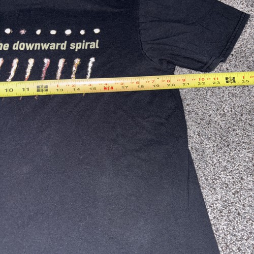 T-shirt NIN Nine Inch Nails The Downward Spiral grande unisex serigrafia - Foto 6 di 13