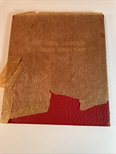 The Rose Garden of Omar Khayyam 1933 5 Items Smallest Book Thimbleful Thompson - Foto 14 di 24