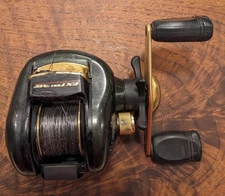 Bass Pro Shops EXT 1000LPSA Right-Handed Baitcast Reel – 5.2:1 gear ratio.