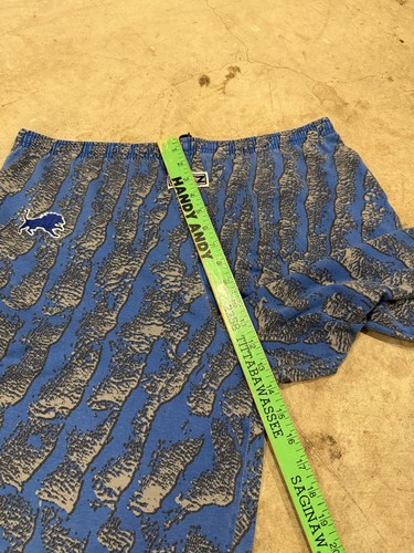 Vintage 90s Detroit Lions Zubaz Zebra Hose Herren XL (36x31) blau - Bild 7 von 10