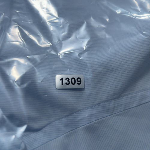 Calvin Klein Slim Fit Dress Shirt Blue Long Sleeve Men’s Size 16/41 Formal Work - Picture 9 of 9