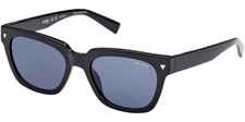Guess Men's Shiny Black Square Sunglasses - GU8265 01V 53