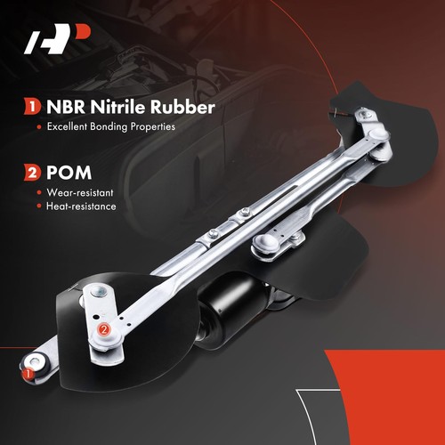 Chevrolet Equinox Gmc Terrain Front Windshield Wiper Motor Linkage Assembly - Picture 3 of 7