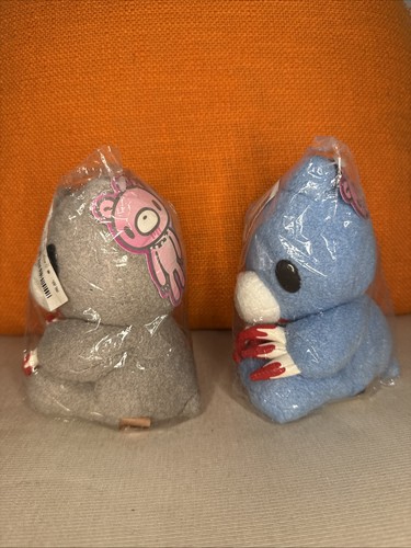Lote de 4 etiquetas de peluche Gloomy Bear pequeñas escala 1/12 2003 rosa blanco azul gris vintage - Imagen 3 de 21