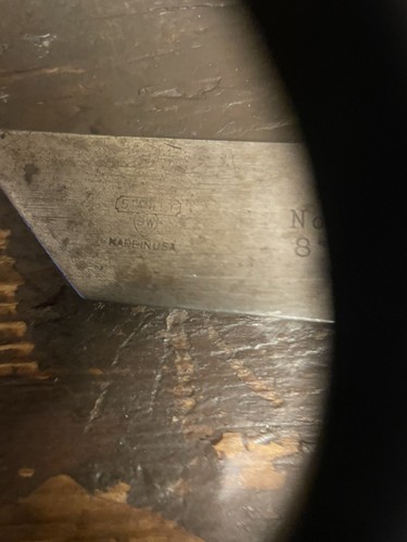Vtg No. 25 Stanley - 8 inch Sliding T Bevel Square TOOLS WOOD & BRASS USA - cf - Picture 12 of 14