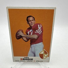 1969 Topps Football #249 John Brodie San Francisco 49ers QB