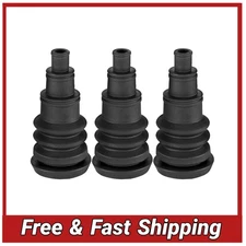 3-Pack Universal Firewall Boot Grommet Kit 3/8" to 1" | Trim-to-Fit Rubber Wire