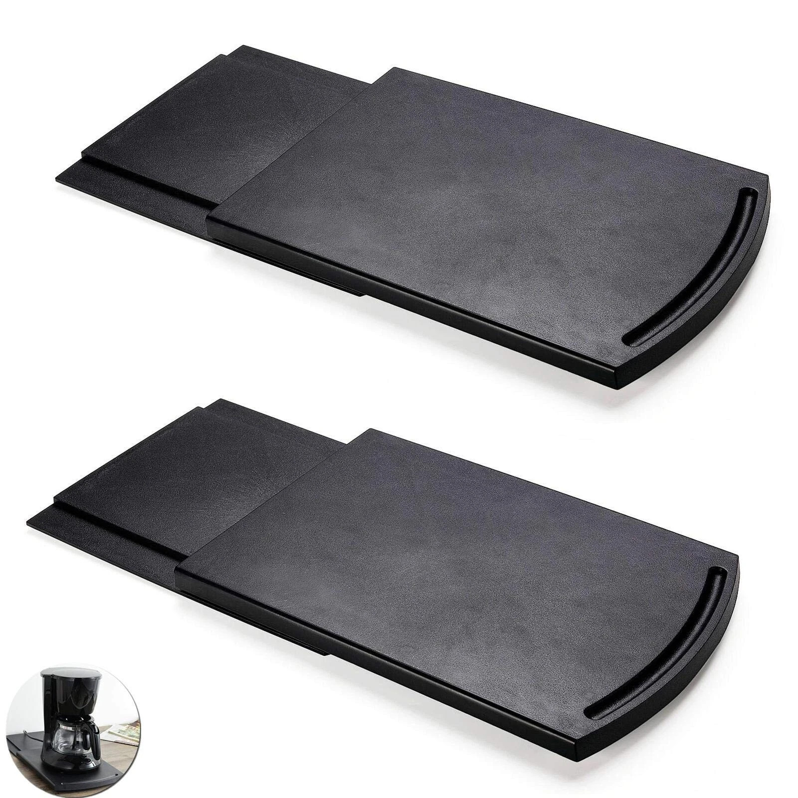 Tray, 12&rsquo;&rsquo; Countertop Appliance Caddy Slider For