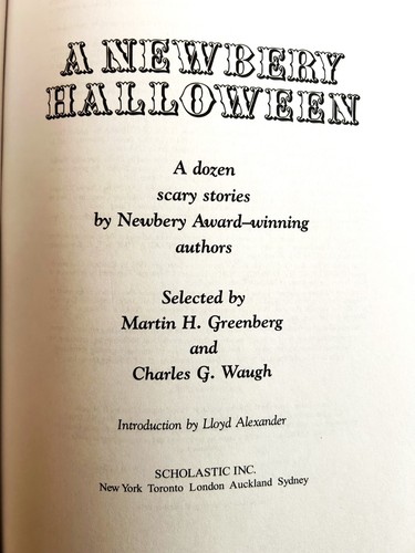A Newbery Halloween by Martin Greenberg & Charles Waugh A Dozen Scary Stories - Picture 3 of 3