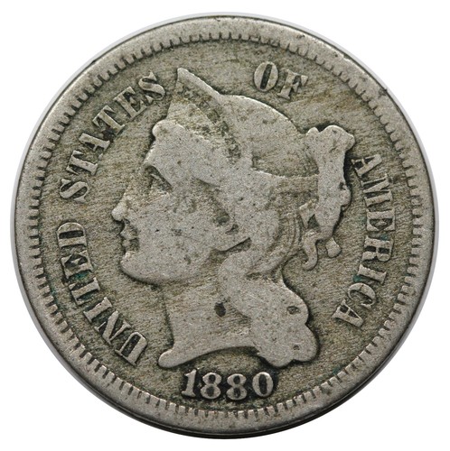 1880 Three Cent Nickel