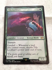 Tifa Lockhart Prerelease Foil English MTG Final Fantasy Green 2025 Near Mint F/S