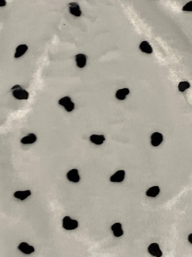 Dalmatian Dog Costume Child Zip-Up One-Piece White Black Spots Cozy Fleece - Picture 6 of 9