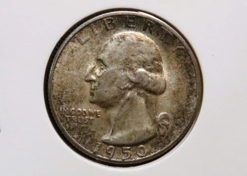 1950-S .25C Washington Quarter – VF Condition – Family Collection – 494