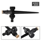 Degrees Rotary Scattering Nozzles Sprinklers Garden Gardening Water Watering