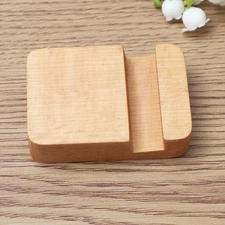  Creative Phone Holder Office Desk Stand Mobile Support Cell Wood