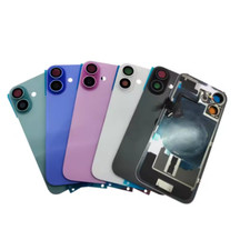 Back Glass Cover NFC /MagSafe Magnets /Flex cables /Flash For iPhone 16 /16 Plus