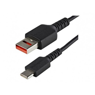 Startech USBSCHAC1M 3FT SECURE CHARGING CABLE USB A USB-C USB DATA BLOCKER POWER