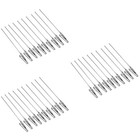 150 stücke Metalldraht Clamp Langschwanz Clips Verschluss