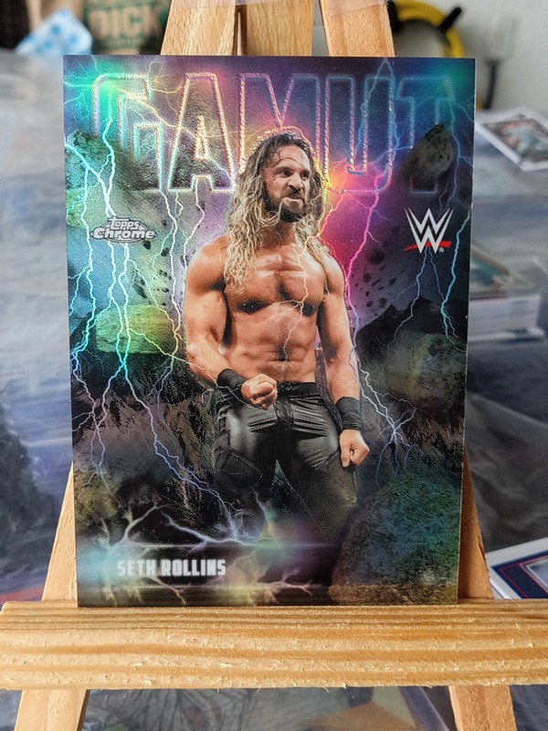2026 WWE Topps Chrome Seth Freakin Rollins Gamut SSP Case Hit GAM-18