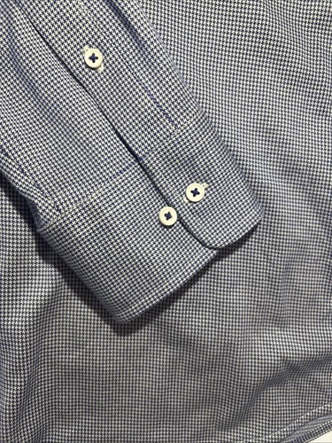 Camisa David Donahue Para Hombre 17 Vestido Fusion Abotonado Manga Larga - Imagen 5 de 14