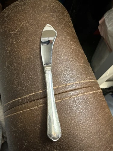 TOWLE STERLING SILVER BUTTER KNIFE 7” NO MONO LACE PATTERN