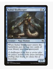 Sultai Skullkeeper | MTG FRF | Naga Shaman ETB Self-Mill Pauper EDH | LP