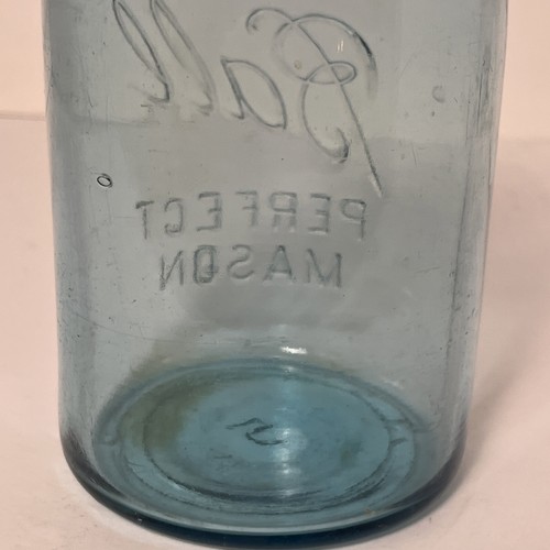 Vintage #5 Kugel Einmachglas blau 1923 - 1933 Ära #5 Moonshine / Einmachglas - Bild 8 von 13