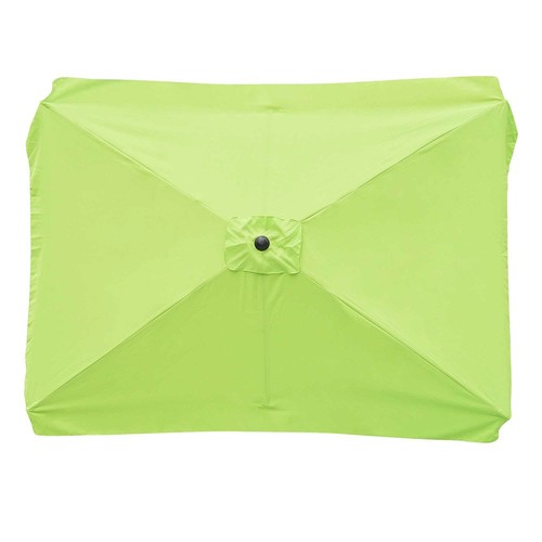 6.5x10ft Patio Umbrella Cover Top Replacement Umbrella Canopy Rectangle Green