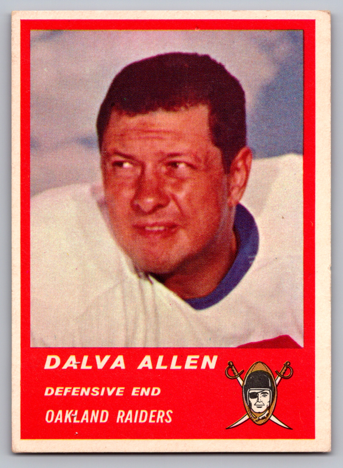 1963 FLEER #65 DALVA ALLEN RAIDERS
