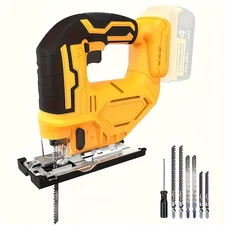 Brushless Cordless Jig Saw for Dewalt 20V Battery, 0°-45° Bevel Cuts
