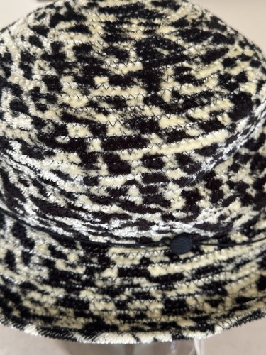 Vintage Annabel Ingall Chenille Hat Leopard Print Packable NEW! TAGS! Ret $150 - Picture 3 of 9