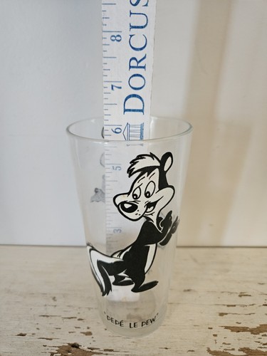Vidrio vintage PEPE LE PEW Pepsi Collectors Series 1973 Warner Bros. edición limitada - Imagen 4 de 4