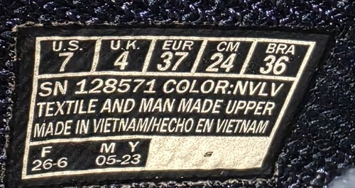 Woman's Shoes SKECHERS Max Cushioning Elite Slip-ins Hands Free Sz 7 Navy Blue - Picture 14 of 14