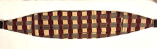 Jos. A. Bank Collection cummerbund brown and red checker