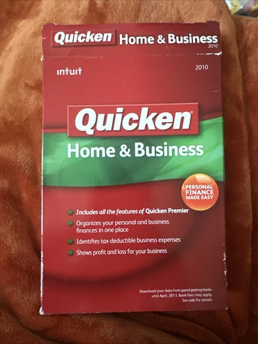 Quicken Home & Business 2010 For Windows
