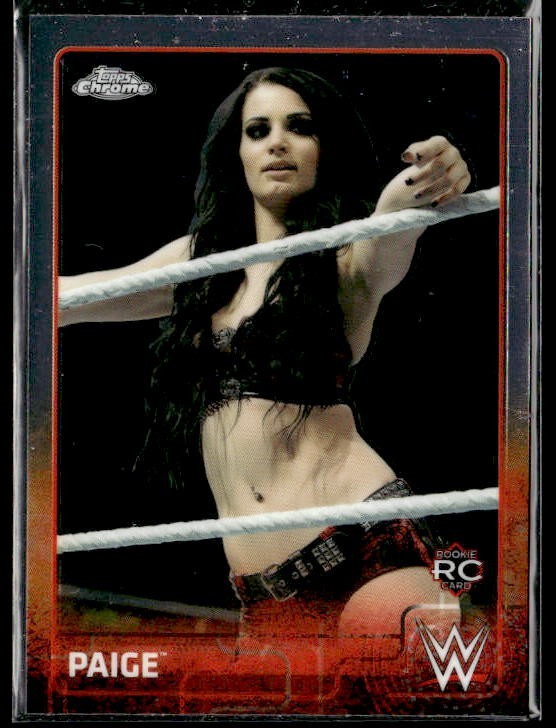 L23,458 - 2015 Topps Chrome WWE #51 Paige RC