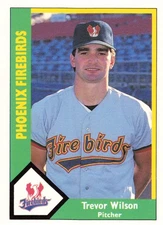 Trevor Wilson 1990 CMC Phoenix Firebirds #8 Phoenix Firebirds Baseball