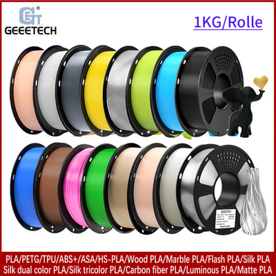 Geeetech 0.5/1KG PLA/PETG/TPU/ABS+/Silk/HS-PLA/Resin/ASA/Matte Filament 1.75mm