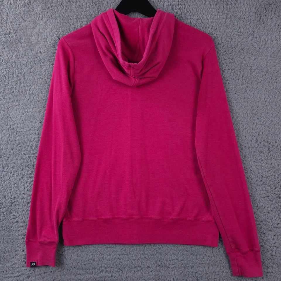 Nike Hoodie Womens Medium Pink The Athletic Dept Full Zip Hooded Jacket Slim Fit - Image 2 of 4