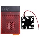 For  5 Case with Cooling Fan Enhanced    Easy Assembly  Red Q8N81287
