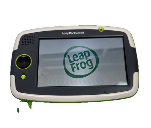 LeapFrog LeapPad Platinum Kids Learning Tablet Green With Power Supply - Picture 2 of 9