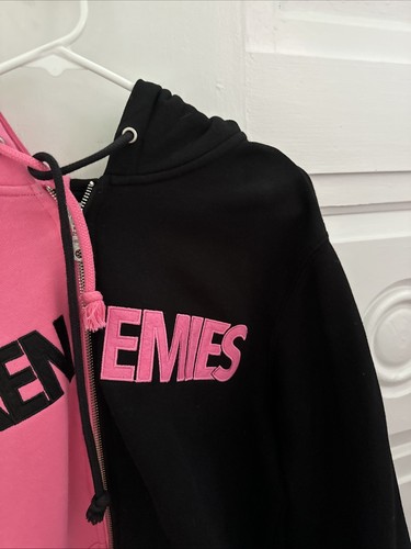 Frenemies Teddy Fresh Hoodie Zip Up Medium Podcast Trisha Ethan - Picture 6 of 16
