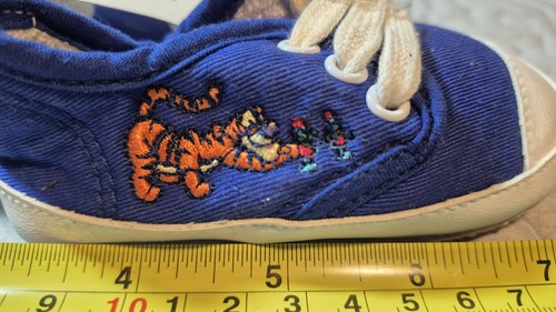 Disney Tigger, 3-6 Months, Blue/White, Soft Baby Shoes, NWT - Picture 5 of 6